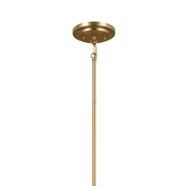 KICHLER Ali 38.75 in. 8-Light Brushed Natural Brass Traditional