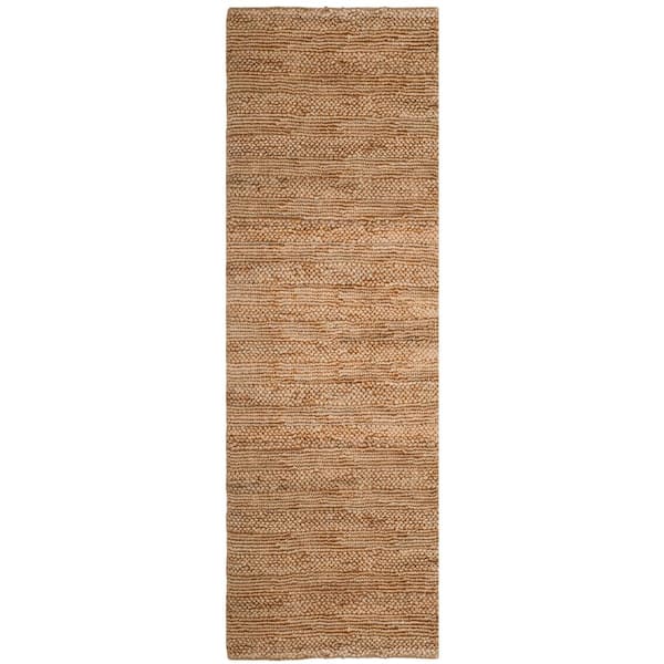 SAFAVIEH Natural Fiber Natural/Beige 2 ft. x 6 ft. Solid Runner Rug