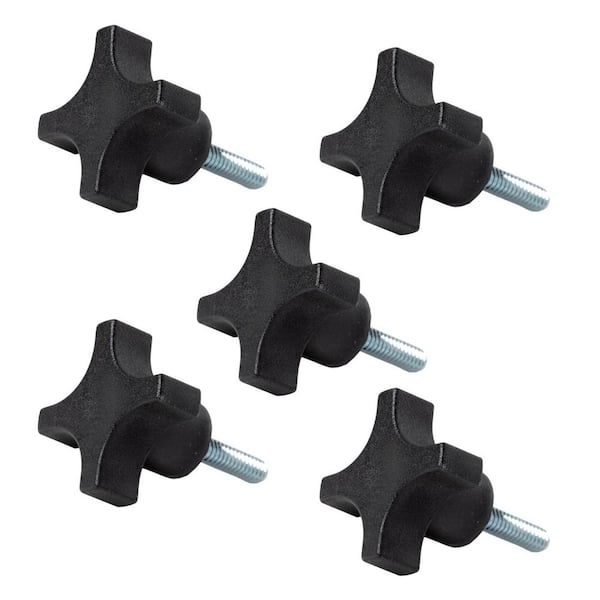 1/4 in.-20, 4-Point Stud Knob (5-Pack)