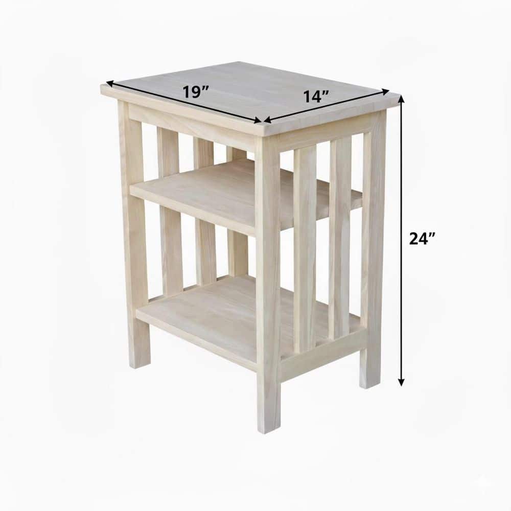 Unfinished End Table - thumbnail 6