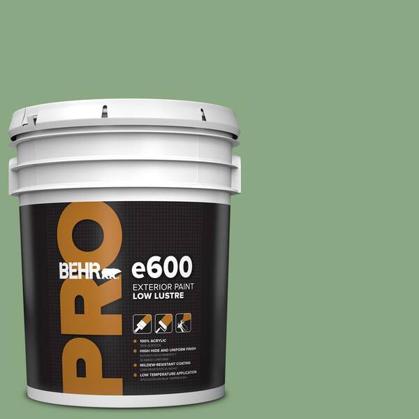 BEHR PRO 5 gal. #M400-5 Baby Spinach Low Luster Exterior Paint