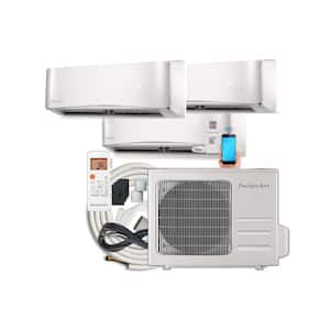 21 SEER 27, 000 BTU 2.25 Ton 3-Zone Ductless Mini Split Air Conditioner with Heat Pump - 230-Volt/60 Hz