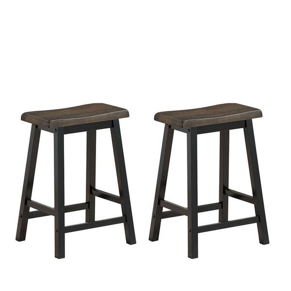 24 backless wood bar stools