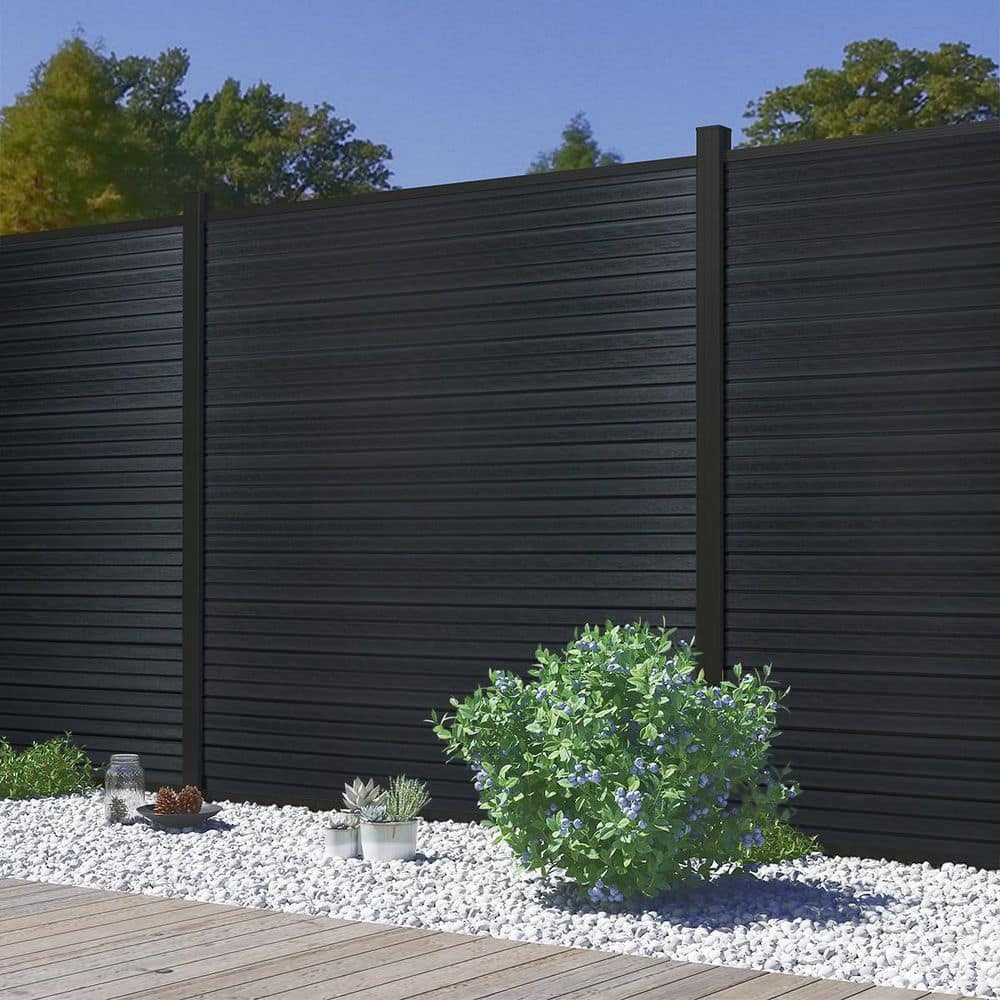 5.9 ft. H x 5. 9ft. W Onyx Black Composite Waterproof Fence Panel-Zero Rot and Fade Resistance price history on PriceWatchPro