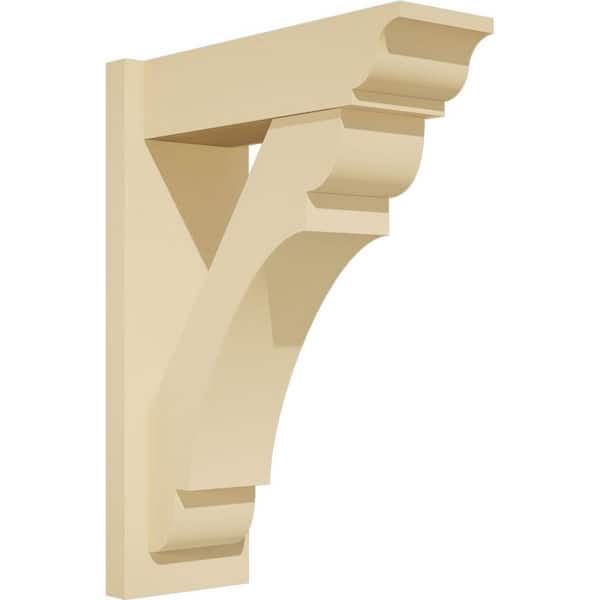 Ekena Millwork Olympic 7 in. W x 24 in. H x 18 in. D Signature Urethane Polyurethane Outlooker with Traditional Ends