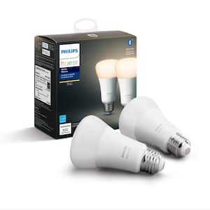Soft White A19 60W Equivalent Dimmable LED Smart Light Bulb (2 Pack)