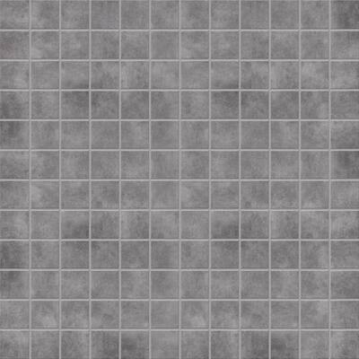 Lismori Grigio Squares 12 in. x 12 in. x 10 mm Matte Ceramic Mosaic Tile (1 sq. ft.)
