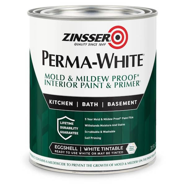 Zinsser Perma-White 1 qt. Mold & Mildew-Proof Eggshell Interior Paint (6-Pack)