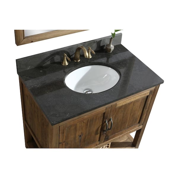 Design Element Austin 35 25 In W X 21 5 In D Bath Vanity Cabinet Only In Walnut Dec4006 A Cb The Home Depot