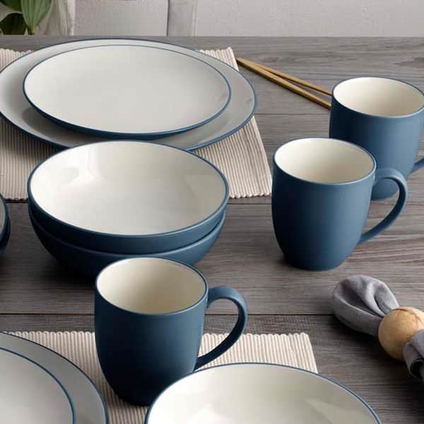 Noritake Colorwave Blue 16-Piece Coupe (Blue) Stoneware Dinnerware