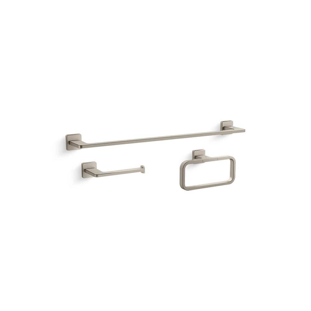 KOHLER 78378-BN Components J-Hook Robe/Towel Hook In Vibrant Brushed Nickel - View #6