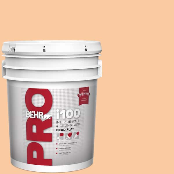 5 gal. #290C-3 Chai Latte Dead Flat Interior Paint