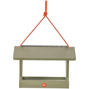 Hopper Bird Feeder Color Pop Collection in Fern Green Recycled Plastic