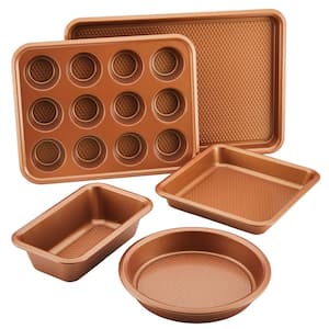 Bakeware, 5-Piece, Copper, Bakeware Set