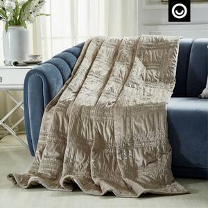 Ekon Taupe Weighted Blanket 8 lbs. 48 in. x 72 in.
