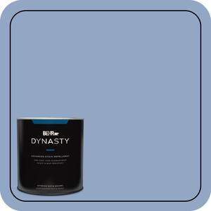 BEHR ULTRA 1 qt. #PPU15-13 Blue Hydrangea Satin Enamel Exterior Paint