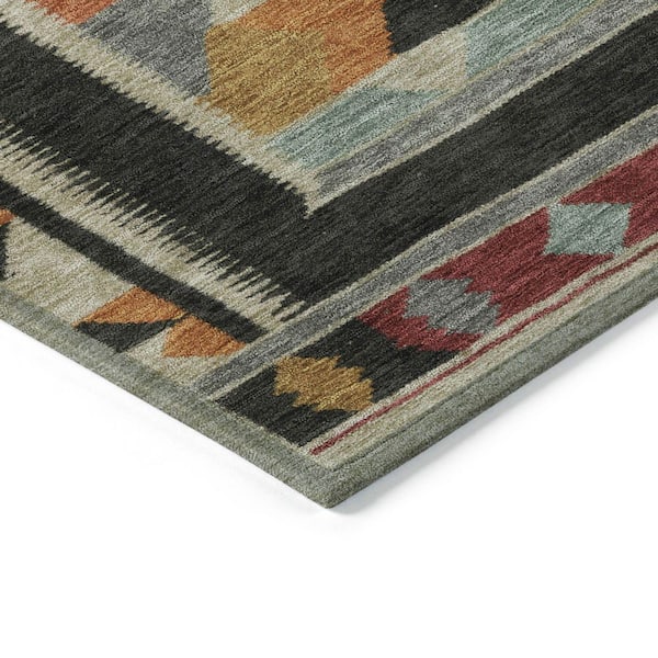 Chantille Machine Washable Indoor/Outdoor Abstract ACN1916 Red 3 ft. x 5 ft. Area Rug