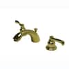Kingston Brass Restoration Mini Widespread Faucet Brass Lever KS3952AL Kingston Brass Restoration Mini Widespread Faucet Brass Lever KS3952AL