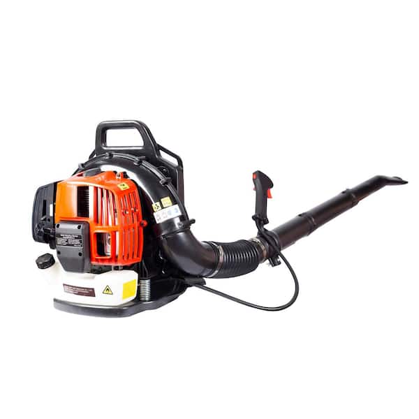 Afoxsos Black and Red 530 CFM 52cc 2-Cycle Gas Backpack Leaf Blower ...