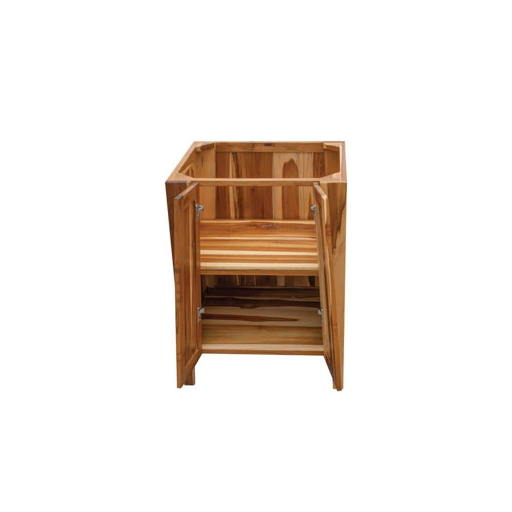 Significado 24" Unfinished Teak Wood Freestanding Vanity
