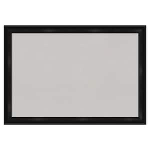 Grand Black Narrow Framed Grey Corkboard 40 in. x 28 in Bulletin Board Memo Board
