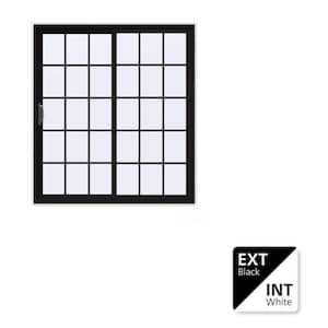 JELD-WEN 72 in. x 80 in. V-4500 White Vinyl Left-Hand 9 Lite