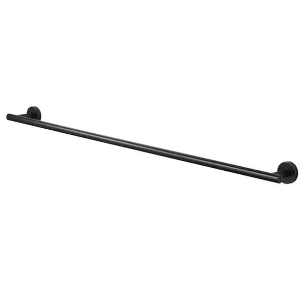 36 in. Stainless Steel Wall Mounted Single Towel Bar in Oil Rubbed Bronze