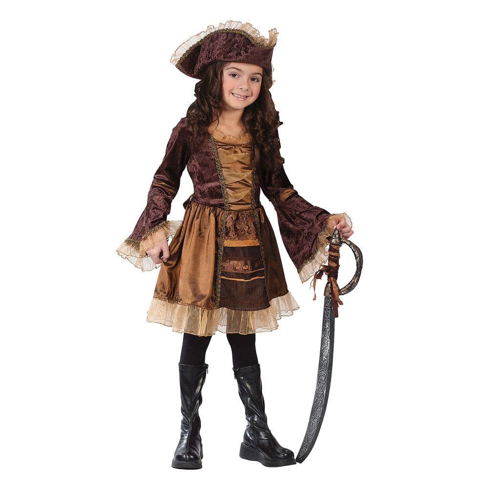 Fun World Sassy Victorian Pirate Child Costume-FW5976_M - The Home Depot