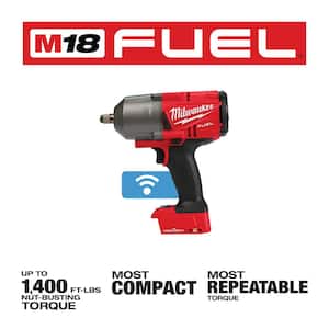 M18 FUEL ONE-KEY 18V Lithium-Ion Brushless Cordless 1/2 in. Impact Wrench with Friction Ring With Protective Boot