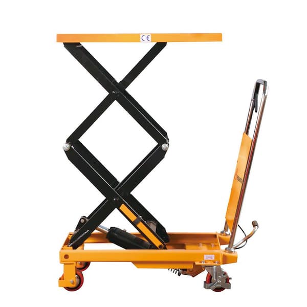 TORY CARRIER 330 lbs. Double Scissors Lift Table 43.3 in. High