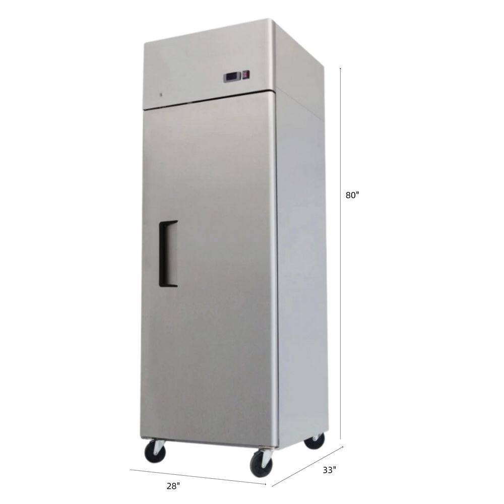 28 in. W 23 cu. ft. Top-Mounted Commercial Reach-In Refrigerator, NSF Certified, Stainless Steel price history on PriceWatchPro