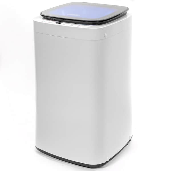 Barton 0.65 cu. ft. Compact Mini High-Efficiency Top Load Washing Machine with 9 Automatic Programs and LED Display in White
