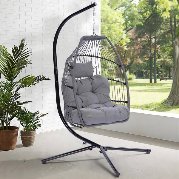 Tidoin Outdoor Hanging Egg Chair Replacement Cushion Swing Basket