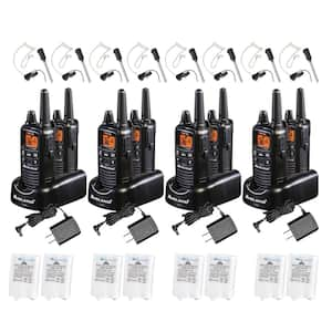 Business Bundle 36 Mile Range Rechargeable Waterproof Digital 2-Way Radio with Charger 8-Pack