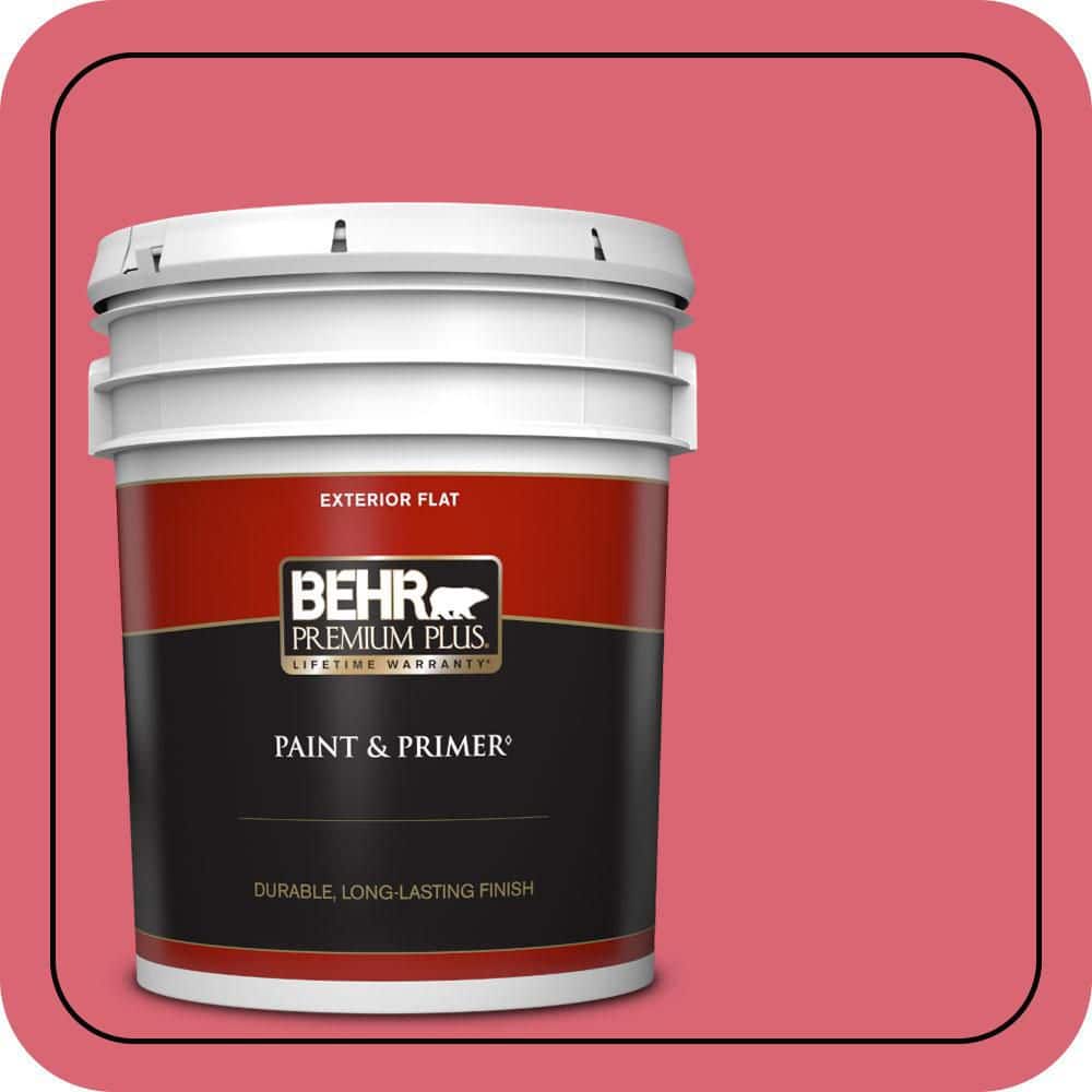 5 Gal. #P150-5A Strawberry Taffy Flat Exterior Paint and Primer price history on PriceWatchPro