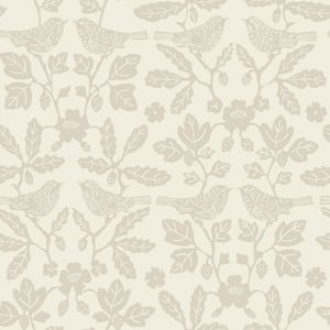 Wicker Sparrow and Oak Paper Peel and Stick Matte Wallpaper