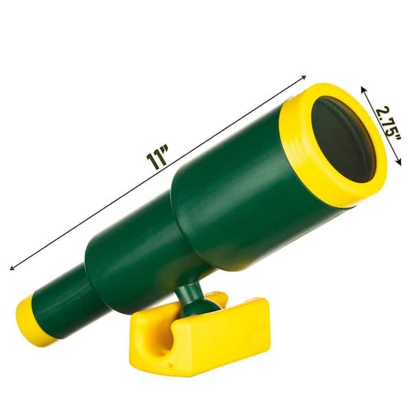PLAYBERG Green and Yellow Plastic Outdoor Gym Playground Pirate