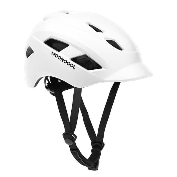 BOZTIY Bike Helmet Mountain Bike Helmets for Adult Men Women Cycling, Lightweight, M Size, White (21.7 in. - 22.8 in.)