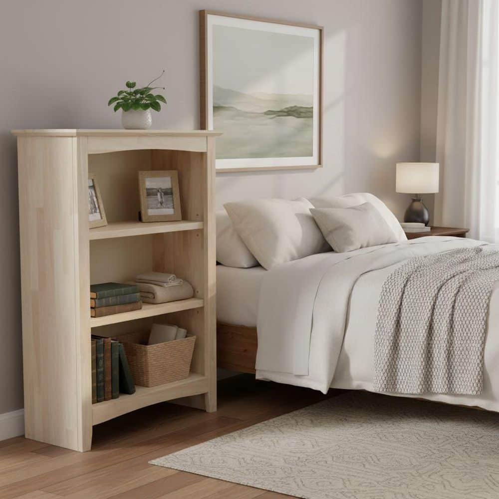 International Concepts Unfinished Shaker Bookcase - 36