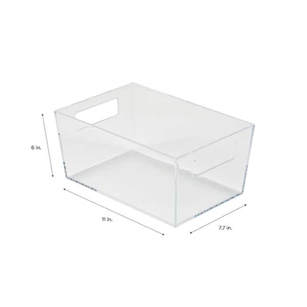 Large Acrylic Tray Clear, 14 x 6-1/4 x 2 H | The Container Store