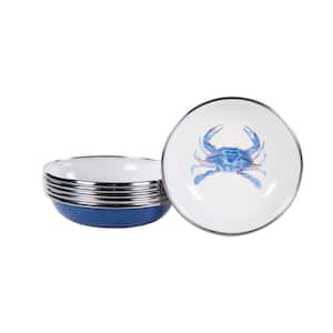 4 oz. Blue Crab Enamelware Tasting Dish Set of 6