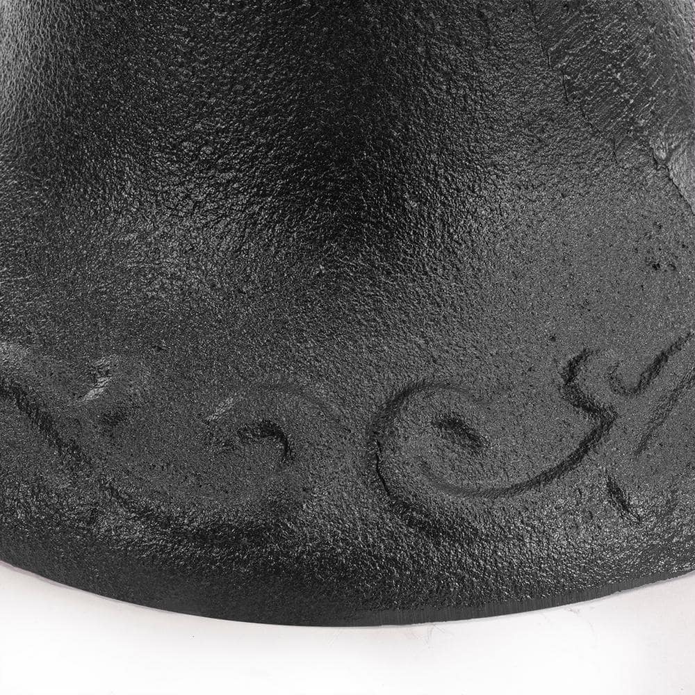 Large Black Cast Iron Farmhouse Dinner Bell