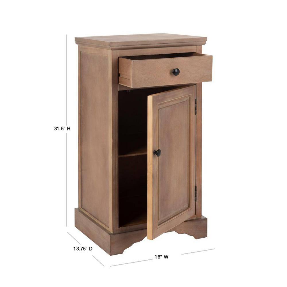 Transitional Gray 16'' Freestanding Office Storage Cabinet