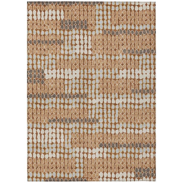 ギャルソンRUG Addison Rugs Chantille Machine Washable Indoor/Outdoor Abstract