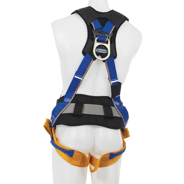 Werner Blue Armor 1000 Construction (3 D-Rings) Medium/Large Harness  H232102 - The Home Depot
