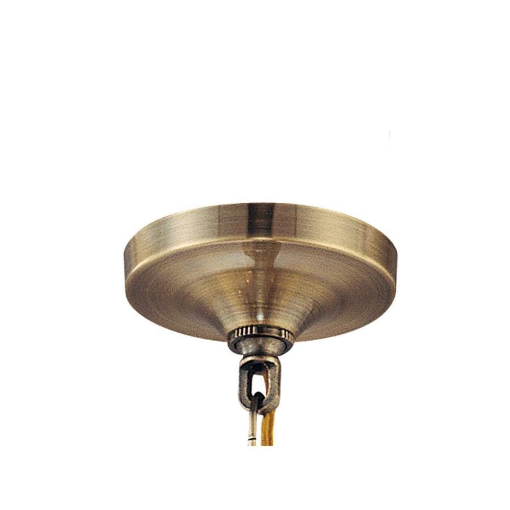 Elegant Antique Brass Drum Chandelier with Silk Shade and Etruscan Teardrop Crystals
