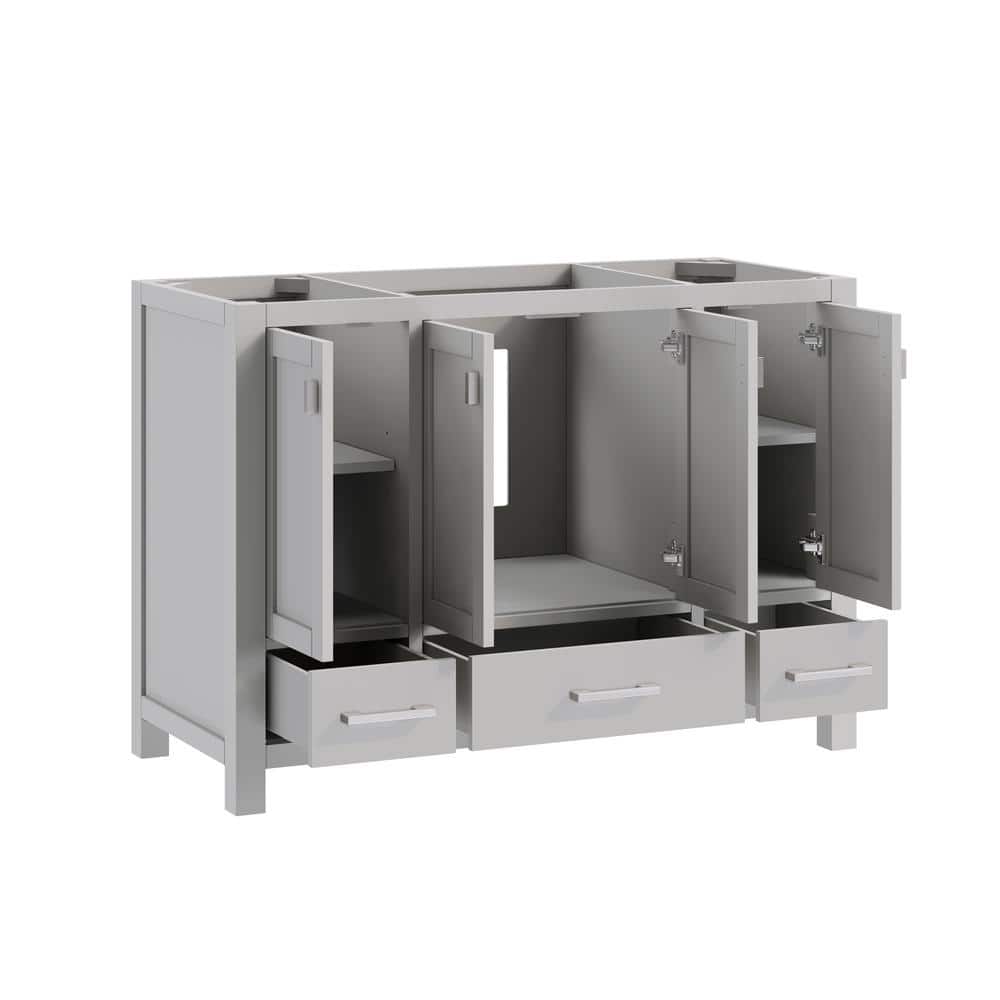 Chilled Gray 48" Stone Top Single Sink Vanity