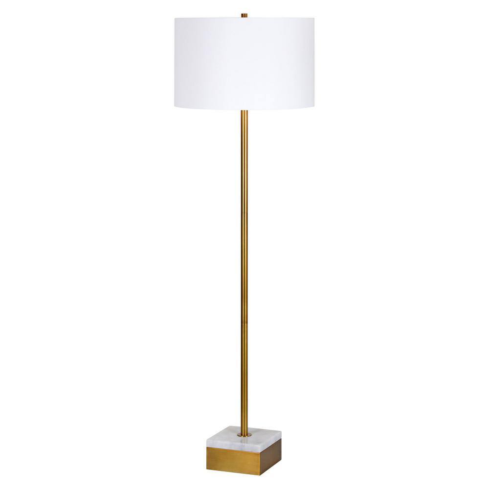 NOTRE DAME DESIGN Tiniv 61 in. Gold Floor Lamp NDD20LF3023 - The