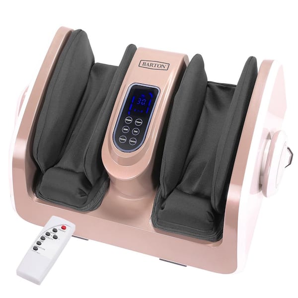 Barton #5 Speed Setting Shiatsu Kneading Rolling Foot Forearm Leg and Calf Massager W/Heating and Remote