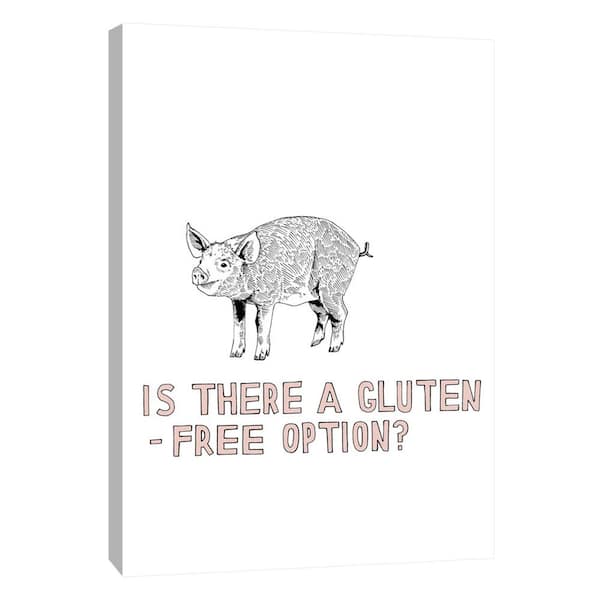PTM Images 12 in. x 10 in. ''Pig'' Printed Canvas Wall Art